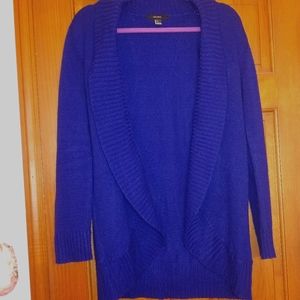 ROYAL BLUE Long Sleeve Cardigan Sweater